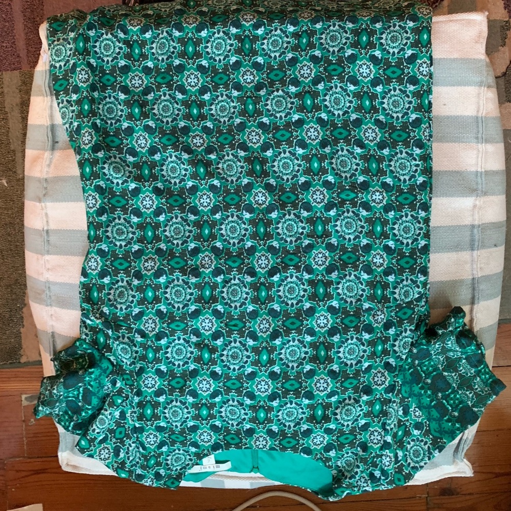 Green shift dress!
